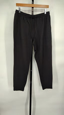 Quince Womens Supersoft Fleece Joggers Black Pants M