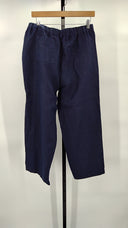 Quince Womens 100% European Linen Pants - 25" Deep Navy M