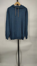 Rodd & Gunn Men Nelson Island Wool Blend Hoodie Sleeved Top Blue XXL