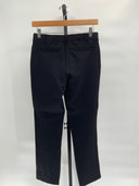 Quince Womens Ultra-Stretch Ponte Straight Leg Pants - 28" Black S