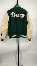 Danzy Women Varsity Jacket In Hunter Suit Green M