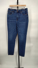 Madewell Women Tall Curvy High-Rise Skinny Jeans Blue 33