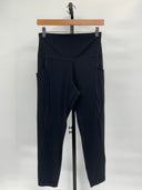 Quince Womens Ultra-Form High-Rise Pocket Legging Black Leggings L