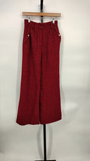 Amanda Uprichard Women Jane Pants Red XS