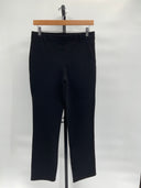 Quince Womens Ultra-Stretch Ponte Straight Leg Pants - 30" Black M