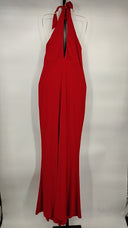 Nookie Women Illegal Halter Gown Basic Sleeved Dress Red XXL