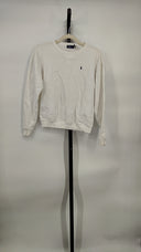 Ralph Lauren Women Fleece Crewneck Pullover Sleeved Top White XXS