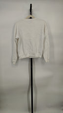 Ralph Lauren Women Fleece Crewneck Pullover Sleeved Top White XXS