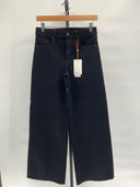 Quince Womens Bella Stretch Wide Leg Jeans - 30" Black 27