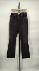 Agolde Women Nico High Rise Slim Boot Jeans Black 28