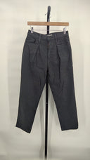 Mother Women High Waisted Inverted Rider Ankle Jeans Black 27