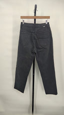 Mother Women High Waisted Inverted Rider Ankle Jeans Black 27