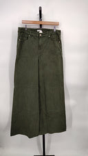 Good American Women Waist Palazzo Jeans Green 16
