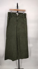 Good American Women Waist Palazzo Jeans Green 16