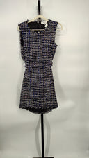 L'Academie Women Tweed Cut Out Mini Dress Basic Sleeved Black S