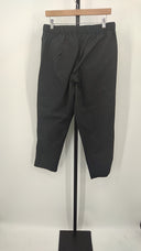 Quince Womens 100% Organic Cotton Poplin Pull-On Pants Black M