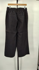 Quince Womens 100% European Linen Wide Leg Pants - 26" Black L