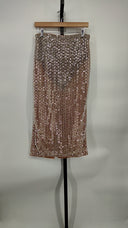 Camila Coelho Women Beatriz Midi Skirt Basic Silver L