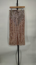 Camila Coelho Women Beatriz Midi Skirt Basic Silver L