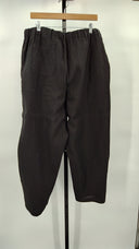 Quince Womens 100% European Linen Pants - 25" Black XL