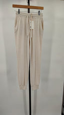 Quince Women's Brushed Lounge Jogger Heather Oatmeal Pants XS