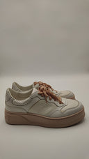Gucci Women Gg-Embossed Leather Low-Top Sneakers Shoes White 40