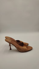 Jeffrey Campbell Women's Agent Mule Camel Suede Shoes 8