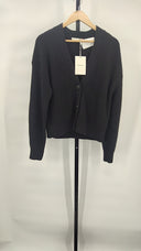 Everlane Women The Boxy Cardigan Sleeved Top Black M