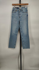 Re/Done Women Orginals 70s Stove Pipe Jeans Blue 25
