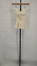 Line & Dot Women Saffy Top Sleeved White XS