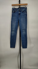 Mother Women The Looker Ankle Jeans Blue 25