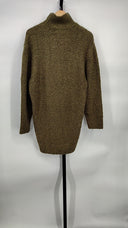 Ser.O.Ya Women Charlie Sweater Dress Basic Sleeved Green S