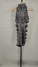 Nbd Women Cedlla Mini Dress Basic Sleeved Silver S