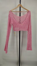 Bananhot Women Magen Shirt Sleeved Top Pink XL