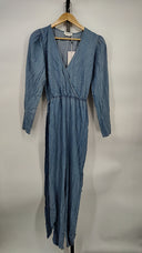 Lovers And Friends Women Becca Jumpsuit Sleeved Blue XS