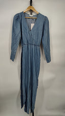 Lovers And Friends Women Becca Jumpsuit Sleeved Blue XS