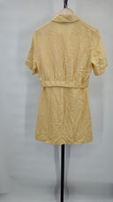 Sandro Women Short Buttoned Dress Basic Sleeved Yellow 38