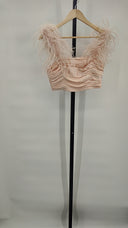 Cinq A Sept Women Will Top Sleeved Pink XS