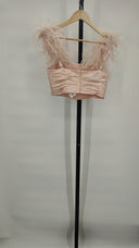 Cinq A Sept Women Will Top Sleeved Pink XS