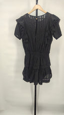 Loveshackfancy Women Natasha Dress Basic Sleeved Black M