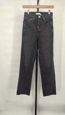 Re/Done Women Originals 90S High Rise Loose Jeans Black 24