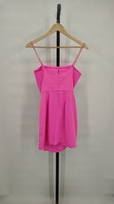 Amanda Uprichard Women Stilla Dress Basic Sleeved Pink XS