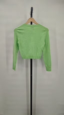 Joostricot Women Long Sleeve Crop Top Green L