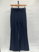 Quince Womens Ultra-Stretch Ponte Flare Leg Pants - 30" Navy XS