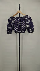 Caroline Constas Women Tyler Top Sleeved Blue S