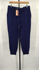 Quince Womens Mongolian Cashmere Sweatpants Navy Sleeved Top L