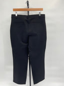 Quince Womens Ultra-Stretch Ponte Straight Leg 4-Pocket Pants - 26" Black L