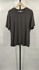 Quince Women's Dream Lounge Oversized Pajama Set Heather Charcoal Grey Shorts XL