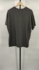 Quince Women's Dream Lounge Oversized Pajama Set Heather Charcoal Grey Shorts XL