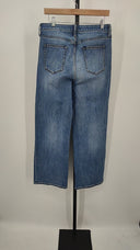 Quince Womens Bella Stretch Relaxed Straight Jeans - 30" Atlantic Blue 30